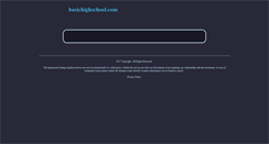 Desktop Screenshot of basichighschool.com